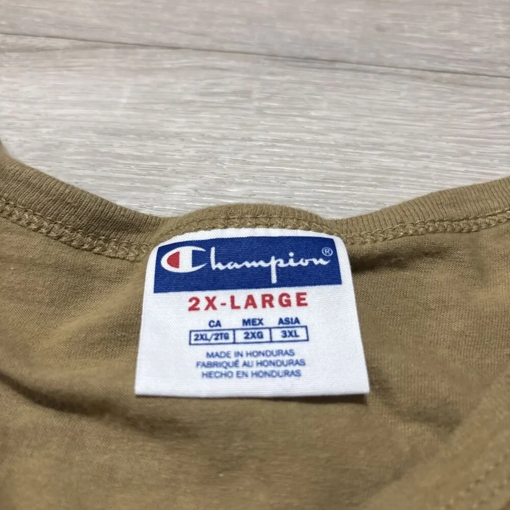 Champion Men’s 2XL Brown Moon Phase Graphic T-Shirt Short Sleeve Logo Tee - Picture 4 of 7
